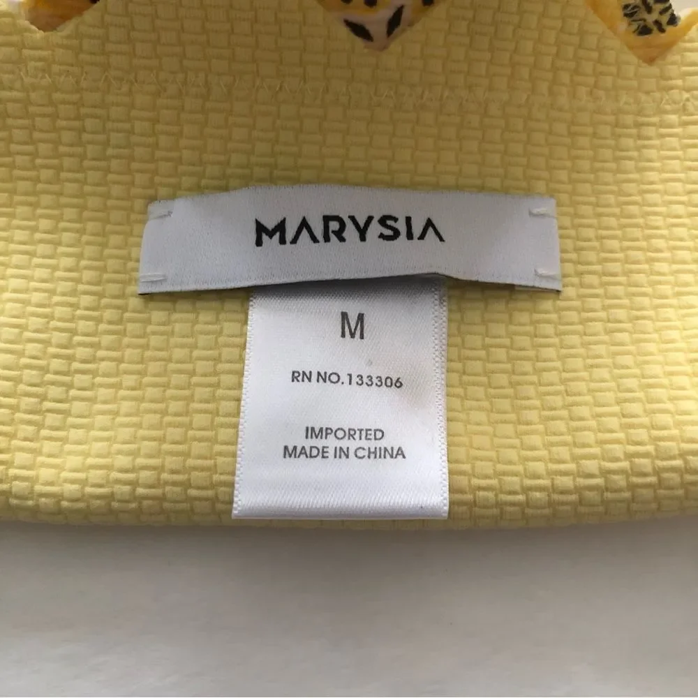 Marysia Swim Broadway Honolulu Tie Bikini Bottom Banana Bandana NWT Size Medium
